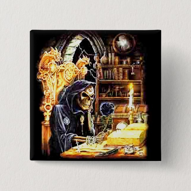 Der Krypta-Wächter Button (Vorderseite)