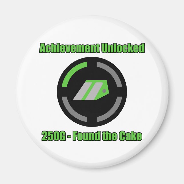 Der Kuchen gefunden - Erreichbarkeit entschlüsselt Magnet (Vorne)