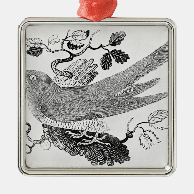 Der Kuckuck Ornament Aus Metall (Vorne)