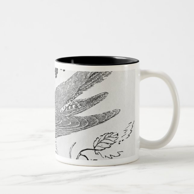 Der Kuckuck Zweifarbige Tasse (Rechts)