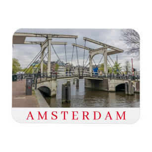 Der Kühlschrankmagnet der Fernbrücke von Amsterdam Magnet