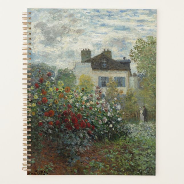 Der Kunstgarten mit Dahlias Planer (Vorderseite)