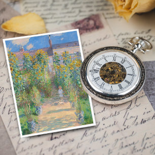 Der Kunstgarten von Claude Monet in Vétheuil Postkarte