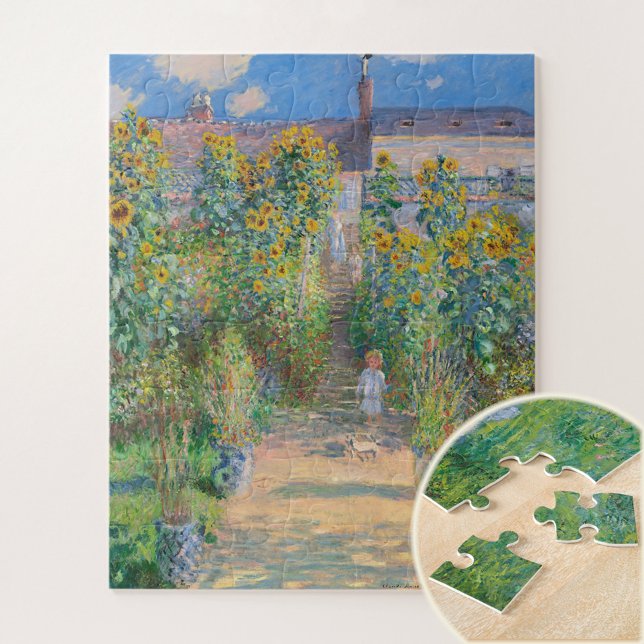 Der Kunstgarten von Claude Monet in Vétheuil Puzzle (Von Creator hochgeladen)