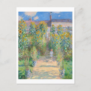Der Kunstgarten von Claude Monet Malerei Postkarte