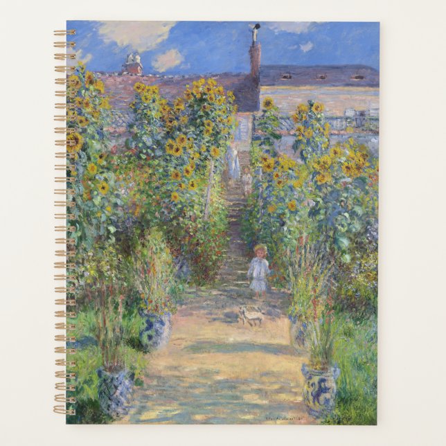 Der Kunstgarten von Vétheuil, Monet Planer (Vorderseite)