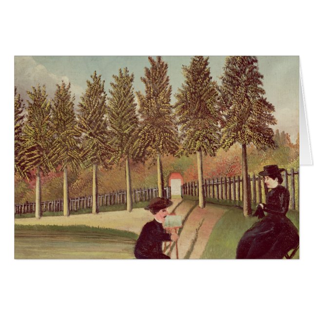 Der Künstler, der seine Ehefrau, 1900-05 malt (Vorderseite (Horizontal))