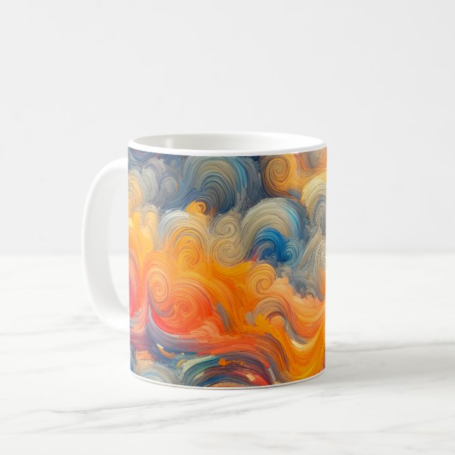 Der Künstler des Himmels Kaffeetasse (Vorderseite Links)
