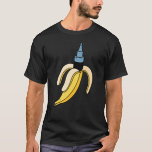 Der Künstler Pen versteckt in einer Banane T-Shirt