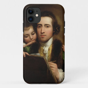 Der Künstler und sein Sohn RAPHAEL, c.1773 (Öl Case-Mate iPhone Hülle
