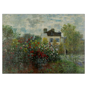 Der Künstlergarten in Argenteuil 1873 (Monet) Schneidebrett