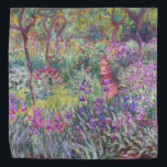 Der Künstlergarten in Giverny von Claude Monet Halstuch<br><div class="desc">Der Künstlergarten in Givernyby Claude Monet</div>