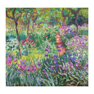 Der Künstlergarten in Giverny von Claude Monet Leinwanddruck