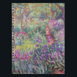 Der Künstlergarten in Giverny von Claude Monet Notizblock<br><div class="desc">Der Künstlergarten in Giverny von Claude Monet</div>