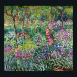 Der Künstlergarten in Giverny von Claude Monet Poster<br><div class="desc">The Artist's Garden at Giverny von Claude Monet (1900)</div>