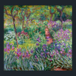 Der Künstlergarten in Giverny von Claude Monet Poster<br><div class="desc">The Artist's Garden at Giverny von Claude Monet (1900)</div>