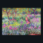 Der Künstlergarten in Giverny von Claude Monet Poster<br><div class="desc">Datum: 1900 | Stil: Impressionismus | Der Künstlergarten in Giverny von Claude Monet.</div>