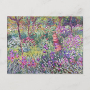 Der Künstlergarten in Giverny von Claude Monet Postkarte