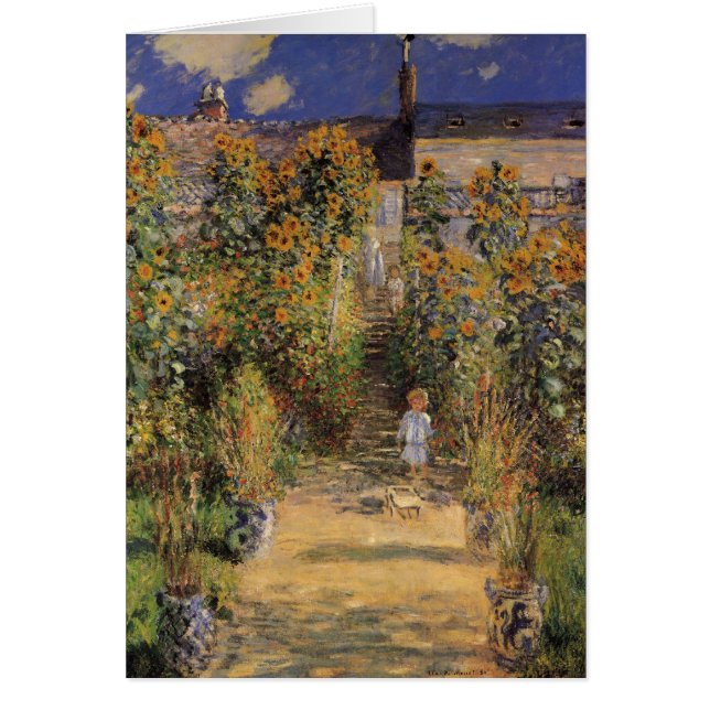 Der Künstlergarten in Vetheuil von Claude Monet (Vorne)