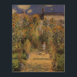 Der Künstlergarten in Vetheuil von Claude Monet Holzdruck<br><div class="desc">Der Artist's Garden at Vetheuil (1880) von Claude Monet ist ein Vintager Impressionismus feine Kunst Blumenmalerei. Ein junges Mädchen wird während der Sommersaison von großen, blühenden Blume mit gelben Sonnenblumen begleitet. Ein Kind ist auf einem Weg im Pariser Garten von Monet in Vetheuil stehend. Über den Künstler: Claude Monet (1840-1926)...</div>