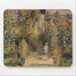 Der Künstlergarten in Vetheuil von Claude Monet Mousepad<br><div class="desc">Der Artist's Garden at Vetheuil (1880) von Claude Monet ist ein Vintager Impressionismus feine Kunst Blumenmalerei. Ein junges Mädchen wird während der Sommersaison von großen, blühenden Blume mit gelben Sonnenblumen begleitet. Ein Kind ist auf einem Weg im Pariser Garten von Monet in Vetheuil stehend. Über den Künstler:Claude Monet (1840-1926) war...</div>