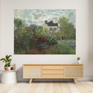 Der Künstlergarten mit Dahlien Poster
