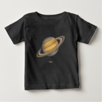 Der künstlerische Saturn mit lebhaften Rings