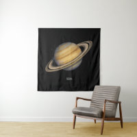 Der künstlerische Saturn mit lebhaften Rings