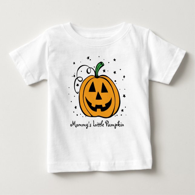 Der Kürbis-Säuglings-T-Shirt der Mama wenig Baby T-shirt (Vorderseite)