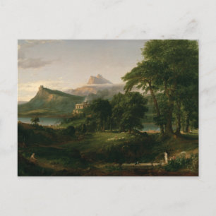 Der Kurs des Empire, der arkadische Staat Postkarte