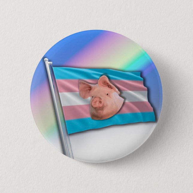 Der kurze Regenbogenknopf Button (Vorderseite)