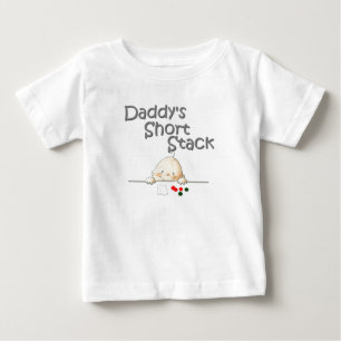 Der kurze Stapel T des Vatis Baby T-shirt