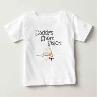 Der kurze Stapel T des Vatis Baby T-shirt