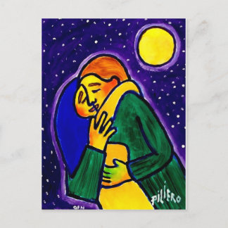 Der Kuss 1 von Piliero Postkarte