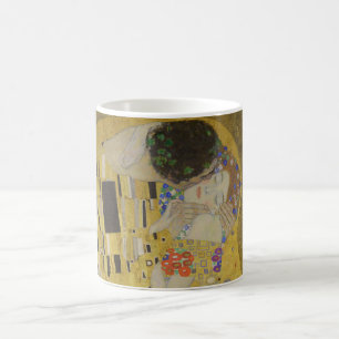 Der Kuss, Art Nouveau Ölgemälde, Gustav Klimt Kaffeetasse