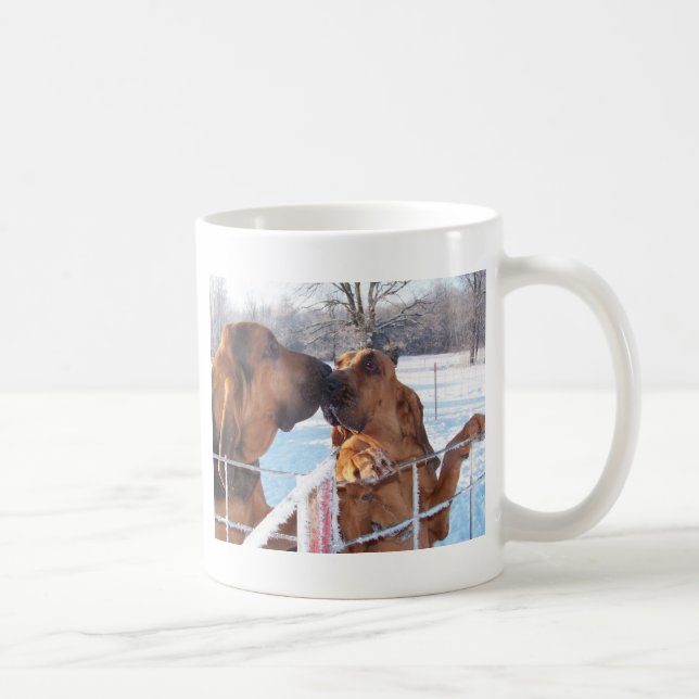Der Kuss - Bluthund Tasse (Rechts)