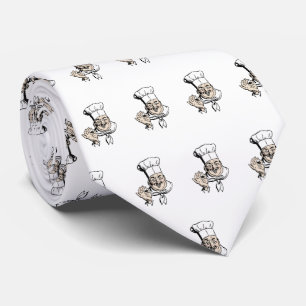 Der Kuss des Koch des Kulturtags Krawatte