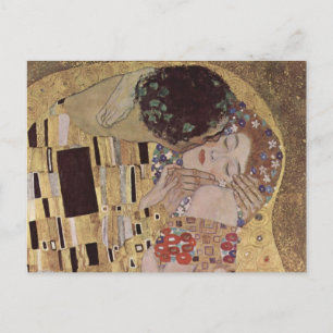 Der Kuss Detail - Gustav Klimt Postkarte