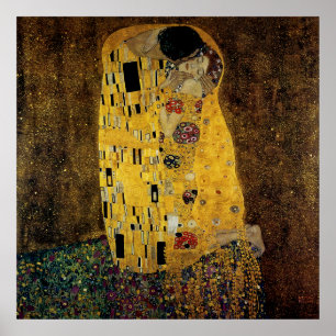 Der Kuss durch Gustav Klimt Poster