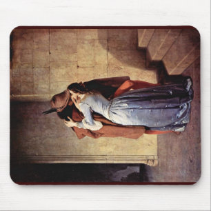 Der Kuss durch Hayez Francesco Mousepad