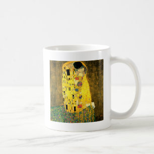 Der Kuss durch Kunst Nouveau Gustav Klimt Kaffeetasse