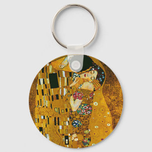 Der Kuss, Fine Art von Klimt, Schlüsselanhänger