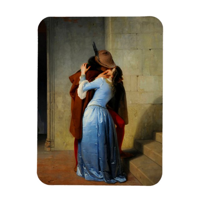 Der Kuss Francesco Hayez Magnet (Vertikal)