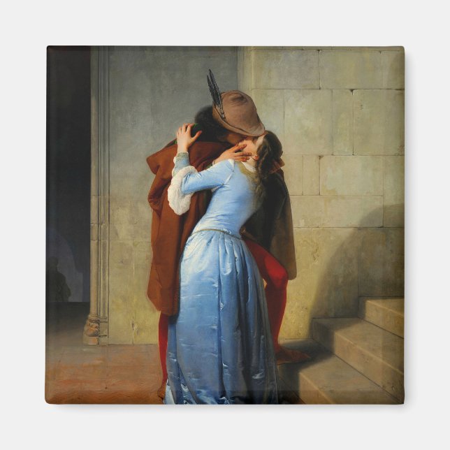 Der Kuss Francesco Hayez Magnet (Vorne)