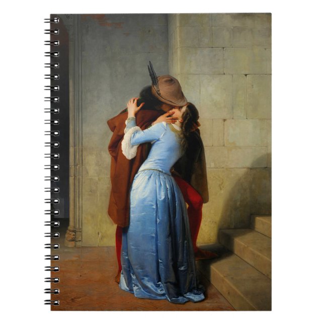 Der Kuss Francesco Hayez Notizblock (Vorderseite)