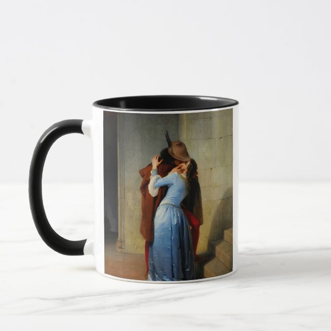Der Kuss Francesco Hayez Tasse (Links)