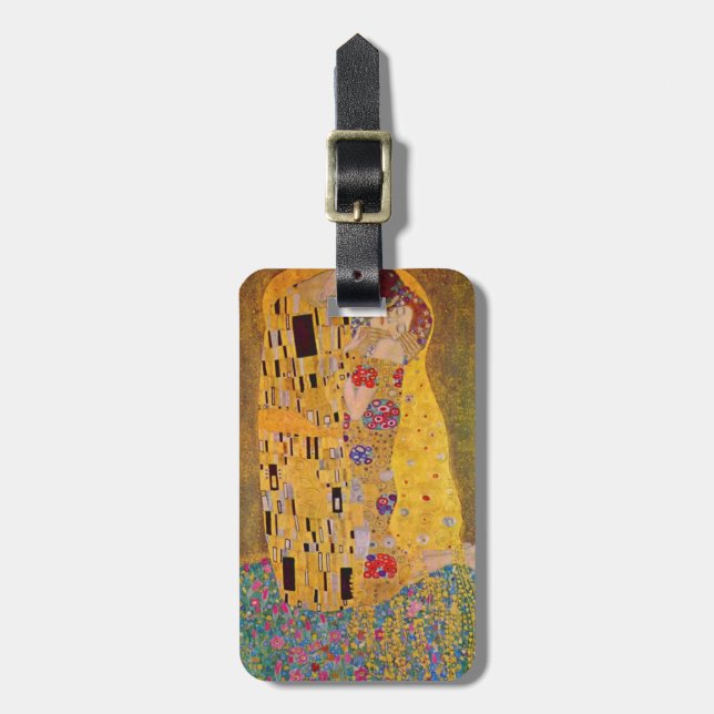 Der Kuss Gepäckanhänger (Vorderseite vertikal)