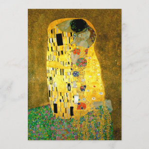 Der Kuss Gustav Klimt, der Einladung Wedding ist