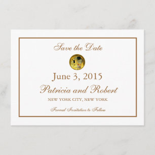 Der Kuss Gustav Klimt, der Save the Date   Wedding