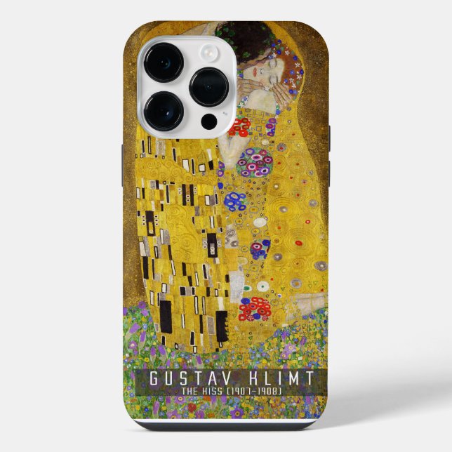 Der Kuss - Gustav Klimt  iPhone Hülle (Rückseite)